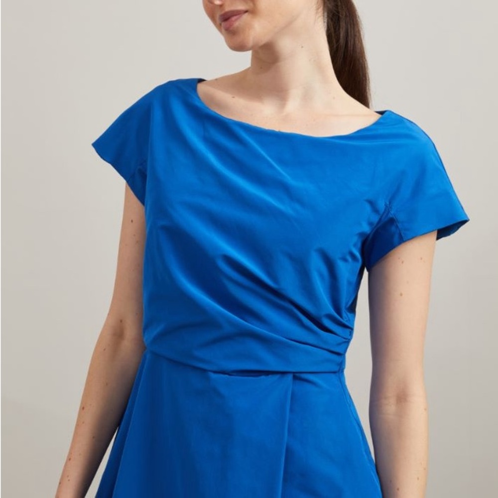 MaxMara Vibrant Blue Midi Dress